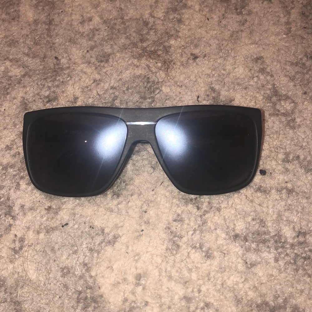 Linda farrow never worn sunglasses in black